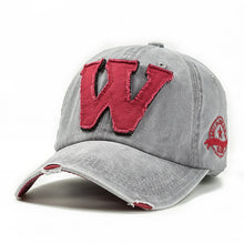 Load image into Gallery viewer, Embroidery Letter W Baseball Cap